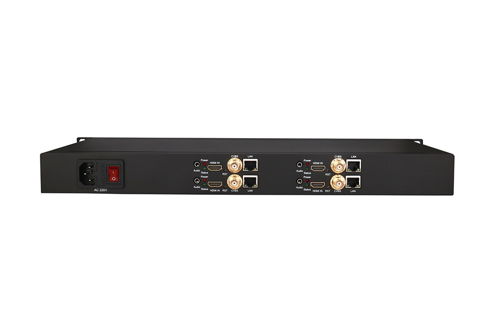 MV-1002S-BNC-1U Rack-mounted H264 HDMI CVBS Video Encoder